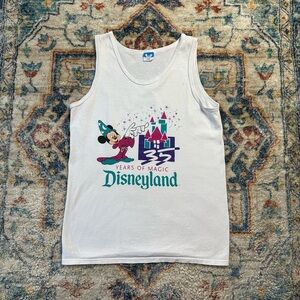 Vintage Disneyland 35 Year Anniversary Tank Top Large